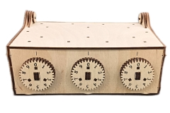 Сейф шкатулка с кодовым замком, конструктор деревянный, игрушка купить